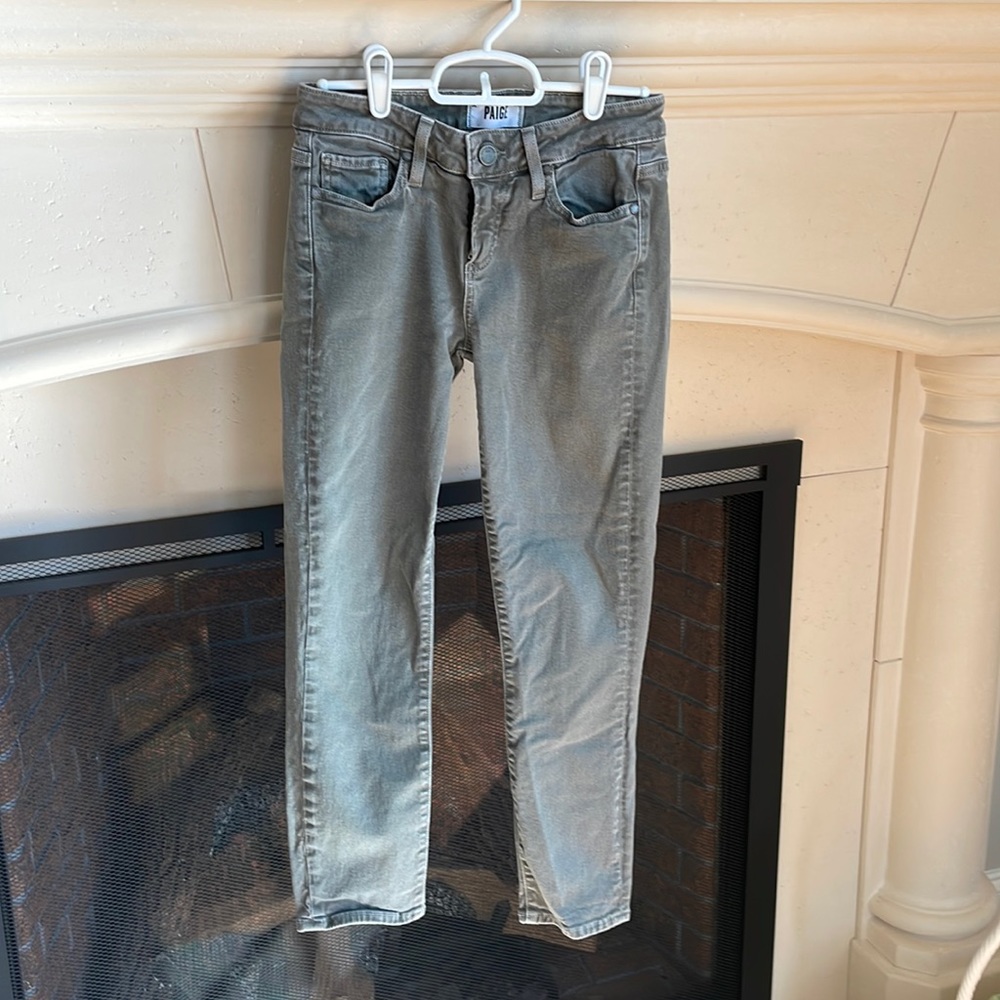 Paige Skyline Skinny Cropped Jeans